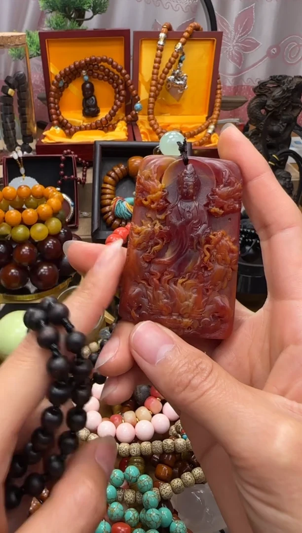 未镶嵌颈饰琥珀所见即所得所见即所得