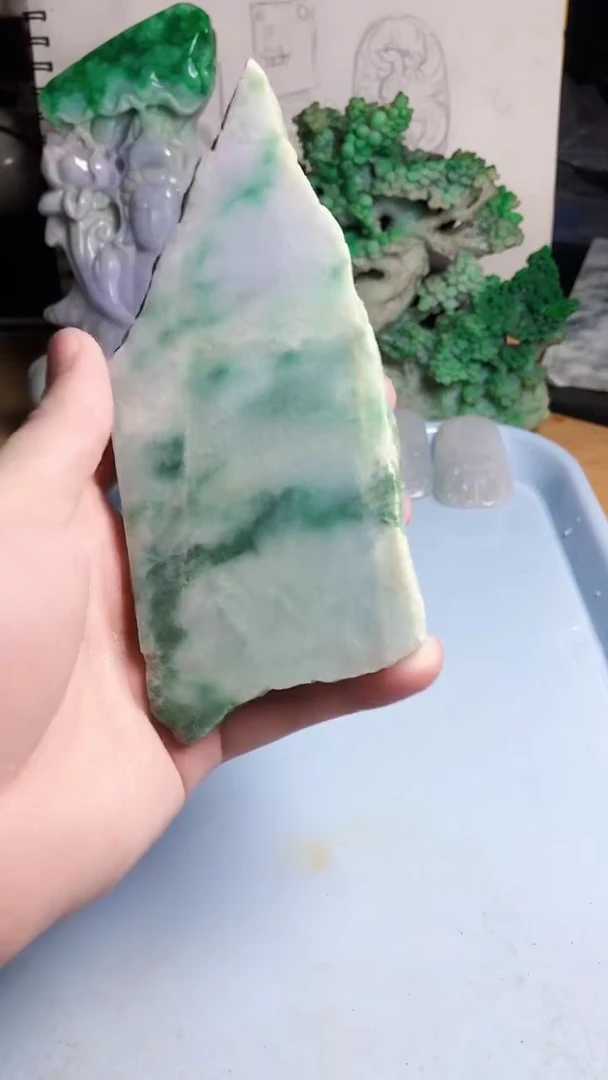 翡翠未镶嵌颈饰天然A货翡翠