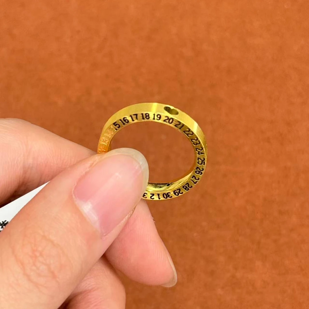 克重1.85  15号  爱心时光年轮戒指  足金999