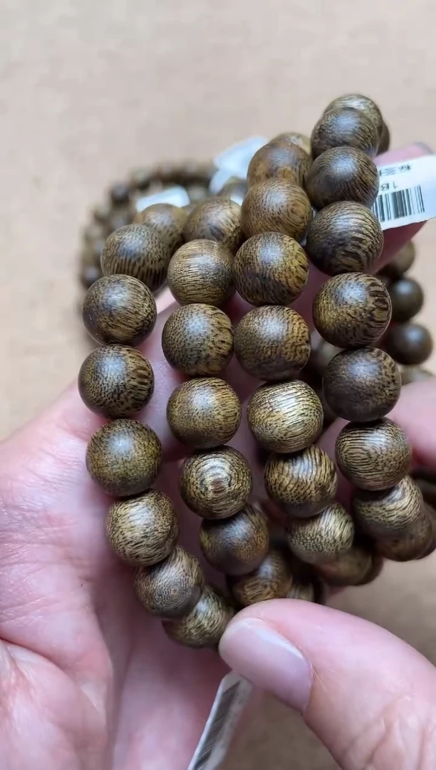 沉香手串棋楠1.0圆珠单圈多样性发其一