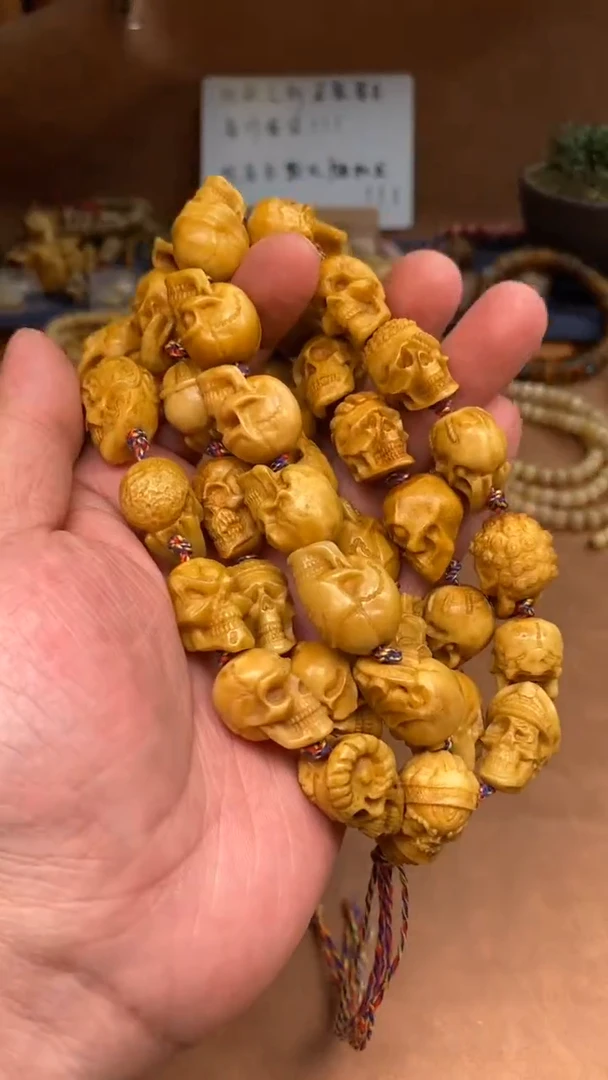 【闪购商品】鹿骨其他杂件174-鹿角骷髅脖挂