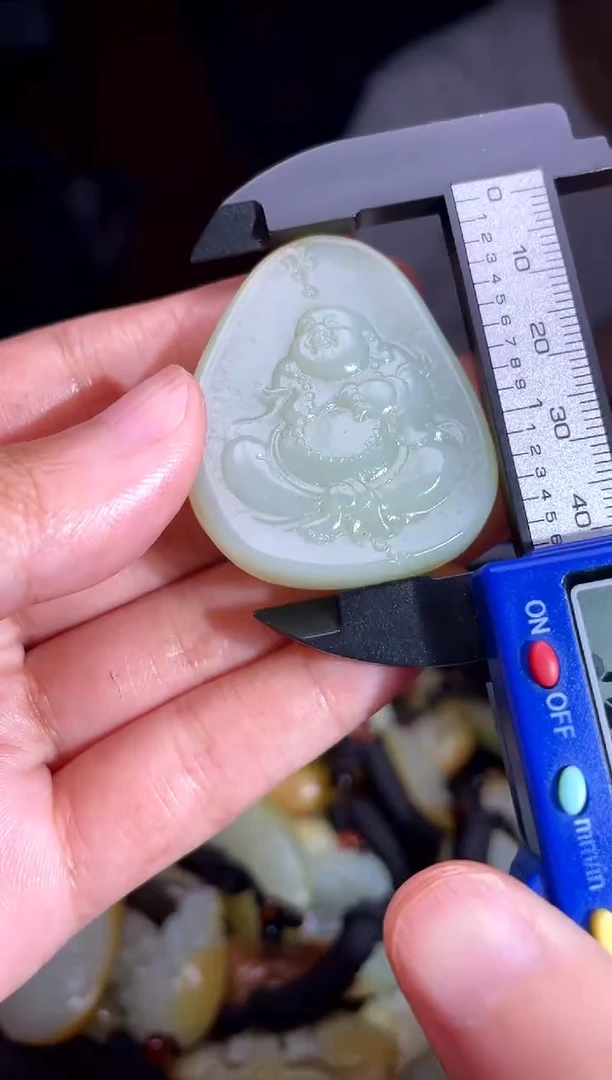 和田玉未镶嵌挂件1