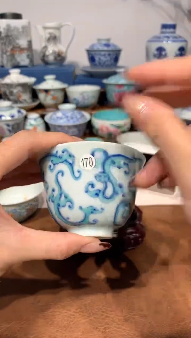 【闪购商品】杯170斗彩魑龙单杯发发发发发发