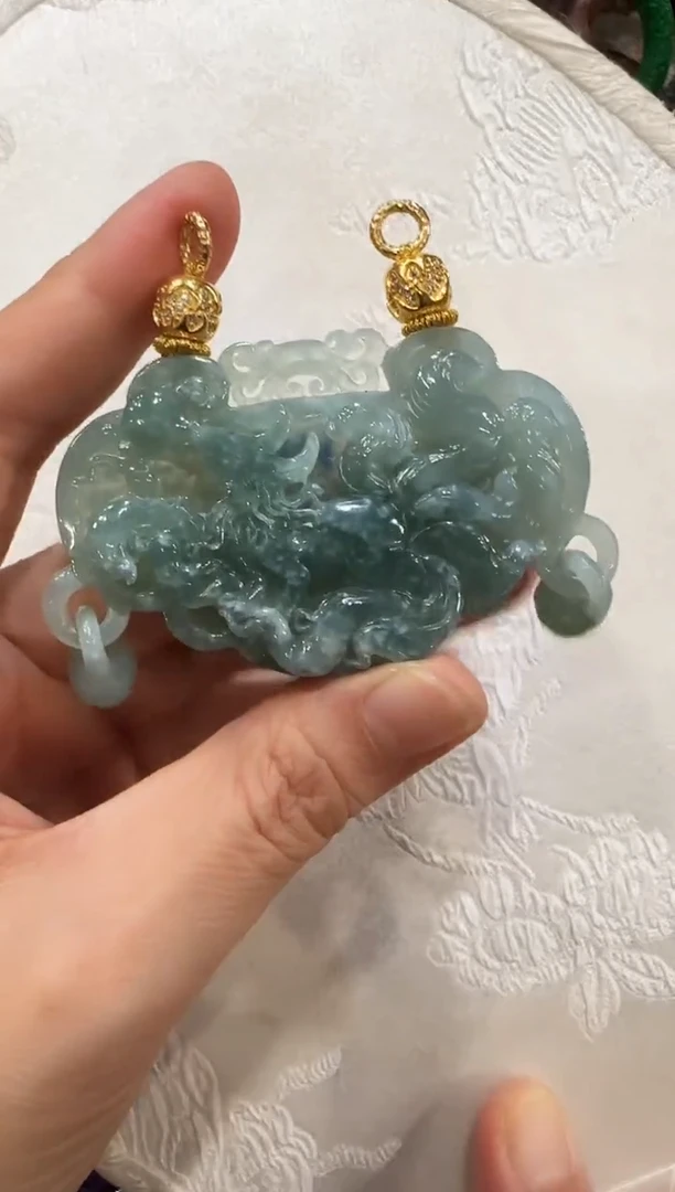 颈饰未镶嵌翡翠国风