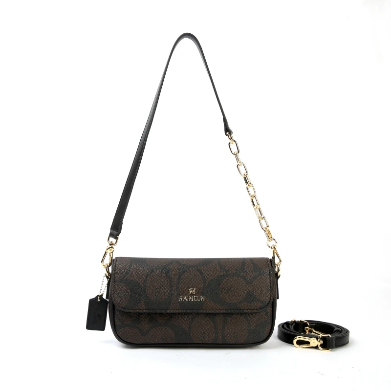 【YI CHEN】BF-66303-黑咖-高定轻奢时尚百搭潮流女士包包