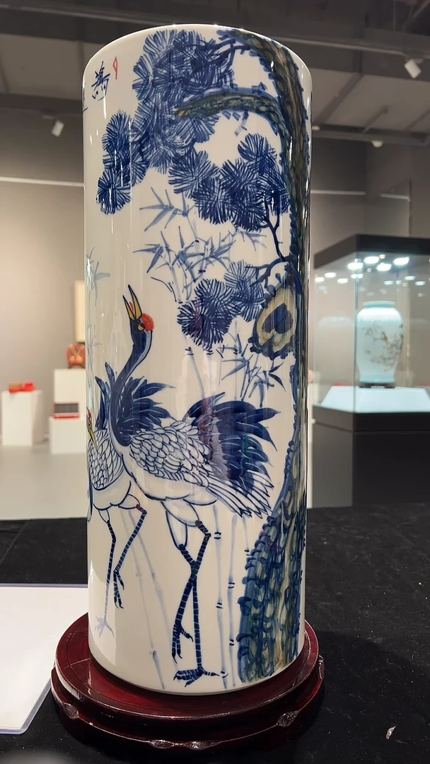 其他瓷崔景哲-瓷器-C大-松鹤延年