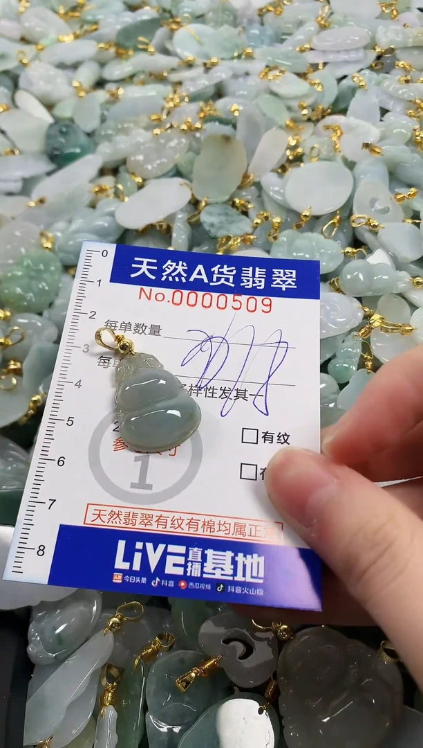 颈饰未镶嵌翡翠天然a货翡翠