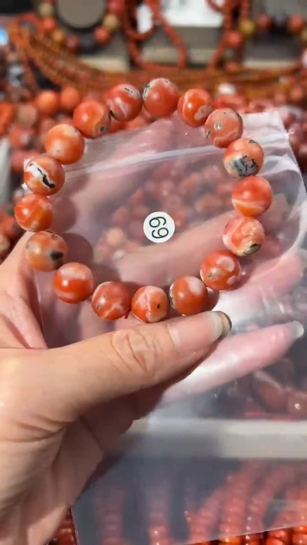 南红玛瑙未镶嵌手串12+