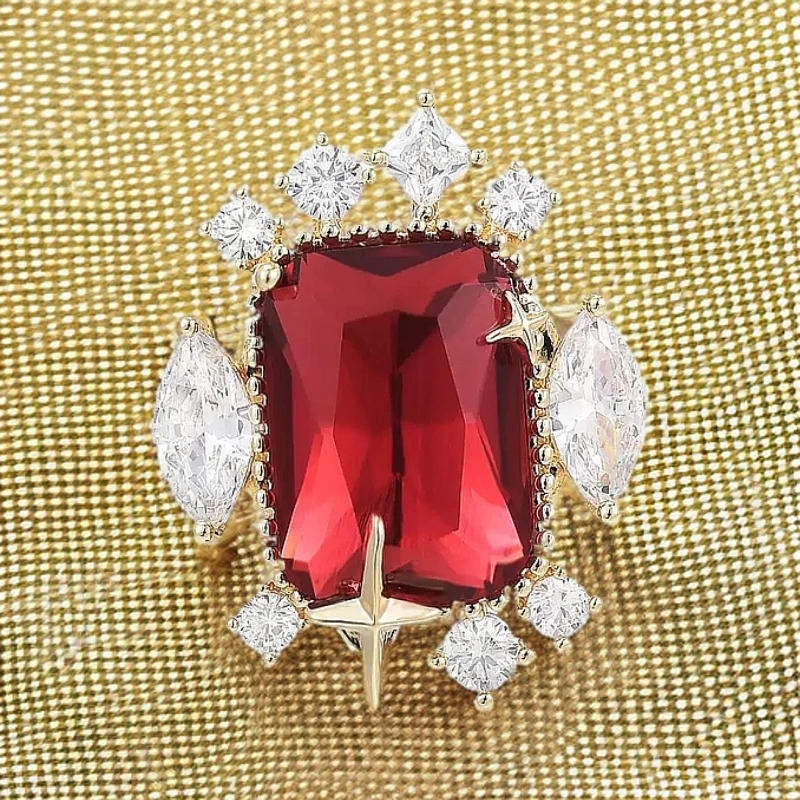 铜合金合成锆石胸针 1170新品爆款星芒磁吸胸针