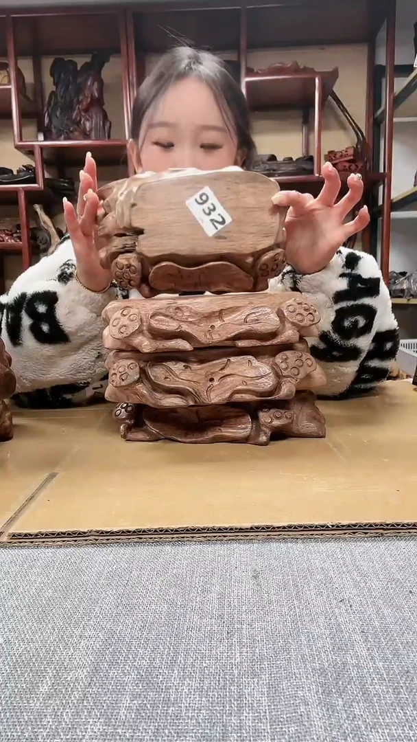 【闪购商品】贡木 红木底座工艺品收藏