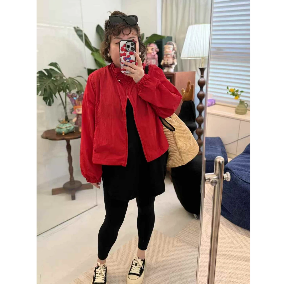 MEET  夏季定染立领防晒衣