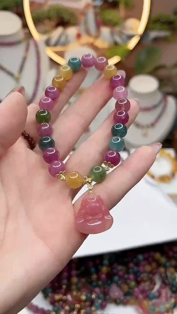 手链未镶嵌碧玺佛公手链