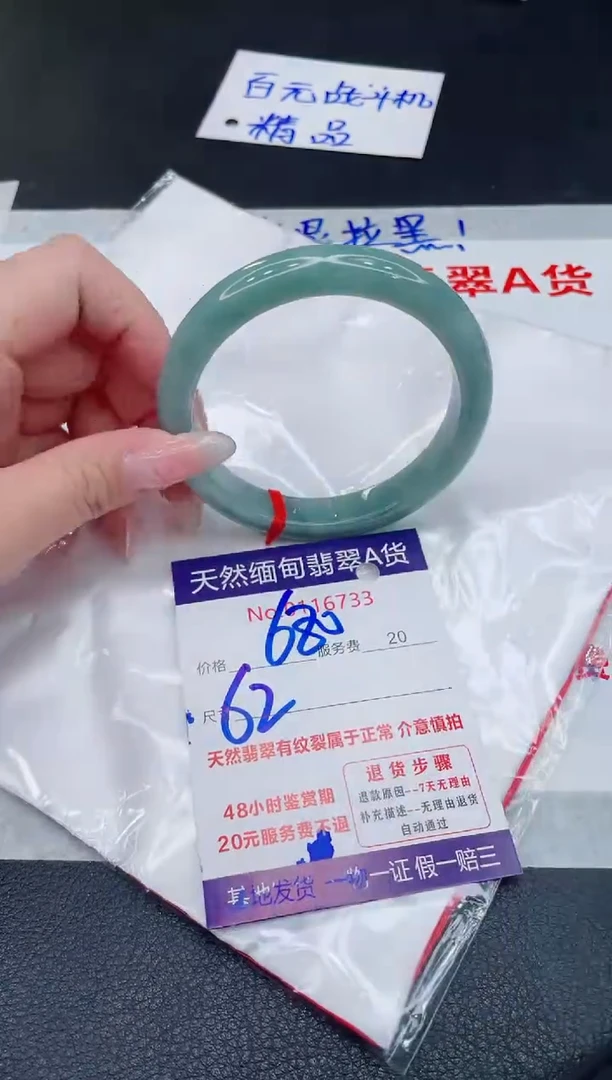 未镶嵌手镯翡翠680.00