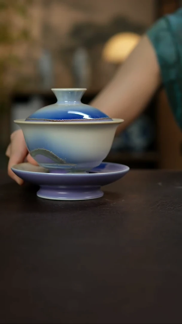 杯景德镇陶瓷杯碗柴烧多人