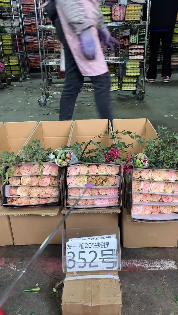 352号♥中通含20%耗损发一箱鲜花