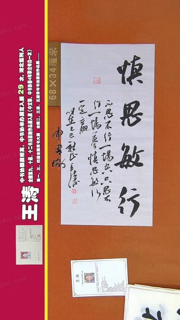 【闪购商品】书法93王涛书法作品