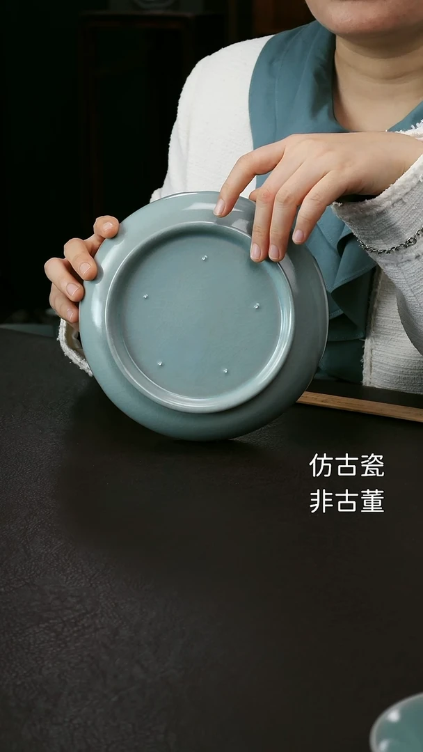 其他汝官窑大葵口洗80