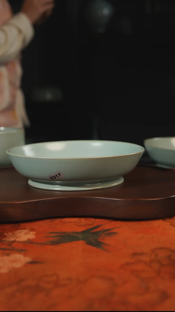 杯子瓷桃*客汝州原产地原矿仿古老釉q