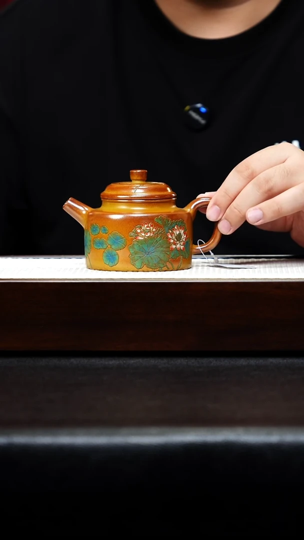 茶壶紫砂彩绘德钟