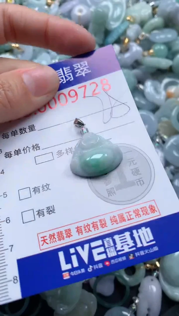 颈饰未镶嵌翡翠9728