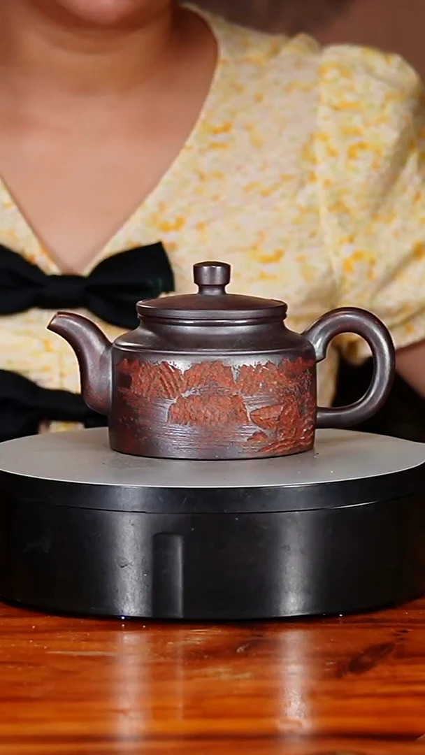 宜兴原矿紫砂壶茶壶350C