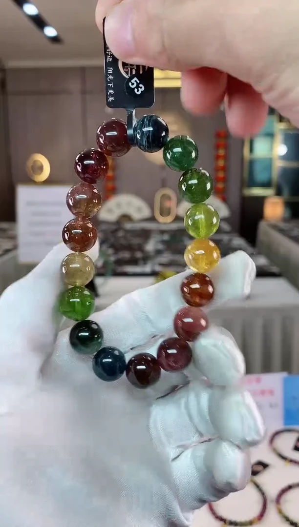 【闪购商品】碧玺单圈手串12mm+未镶嵌（多样性发一条）xion