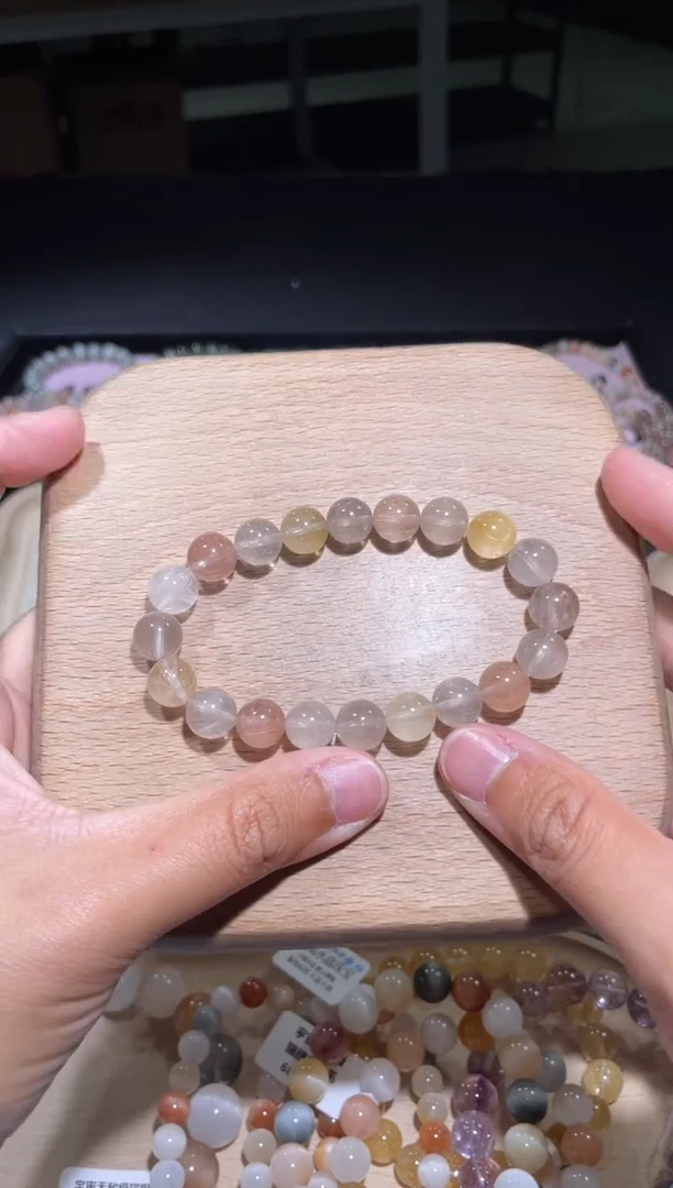 【闪购商品】水晶手链未镶嵌61号四条多样性发货一Q 9+