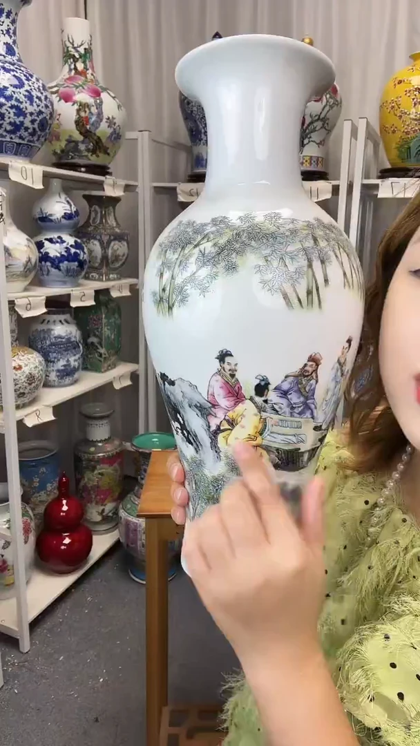 摆件竹林七贤鱼尾福利