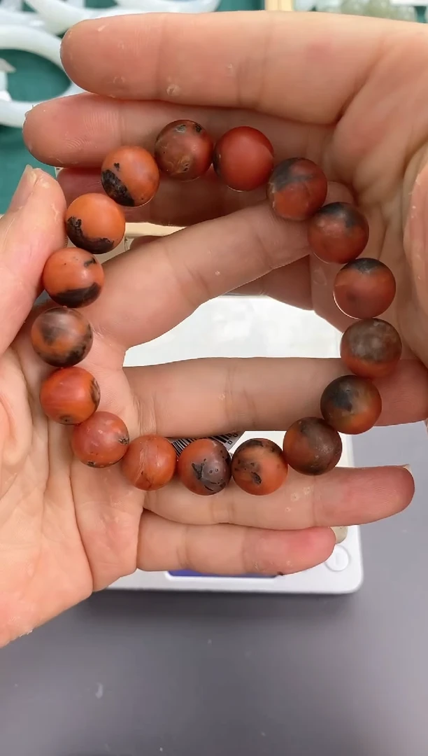 手串未镶嵌南红玛瑙手串卡12+