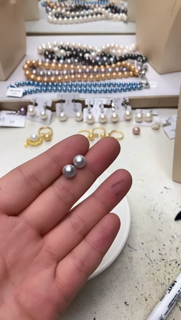 淡水珍珠未镶嵌颈饰1