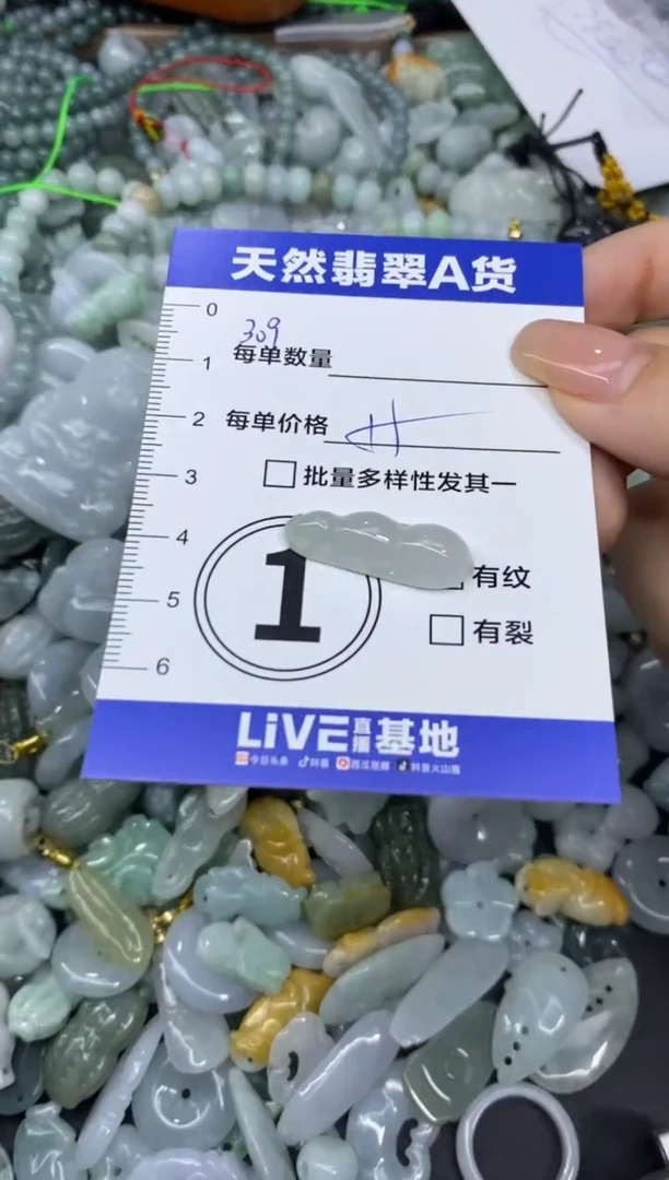 颈饰未镶嵌翡翠天然翡翠A货批量多样性发一件