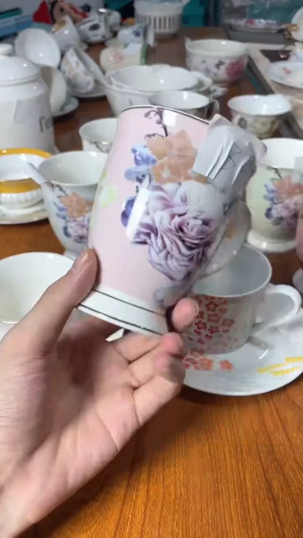 瓷片微瑕骨瓷咖啡杯清仓！！！03