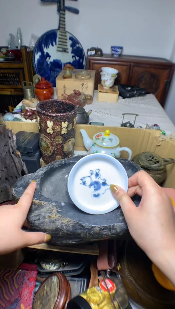 紫砂盖碗敬**人瓷器默认微瑕瓷器