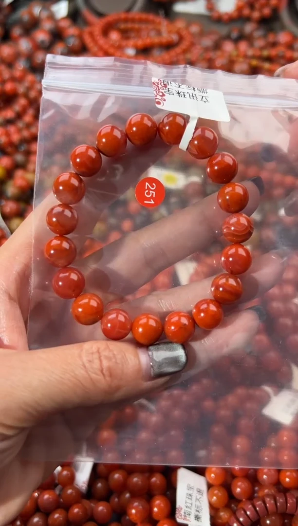 未镶嵌手串南红玛瑙1