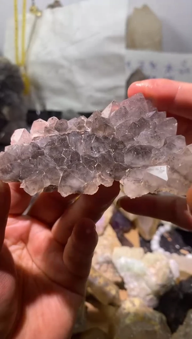 水晶珠宝半成品未镶嵌13号金口河超七晶花+毒液隐山