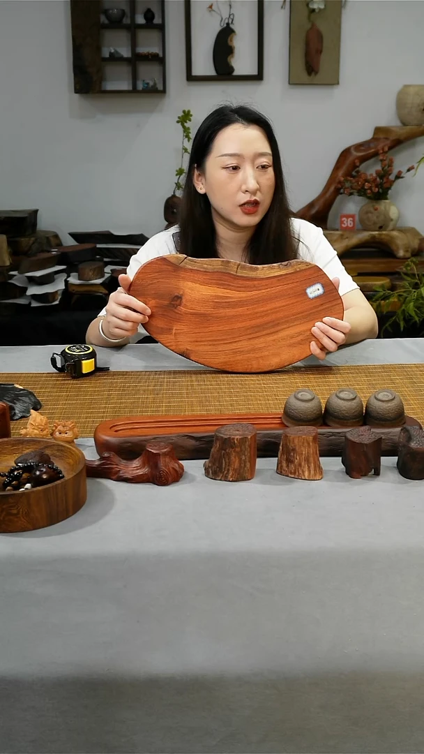 缅甸花梨木干泡盘37-19-2