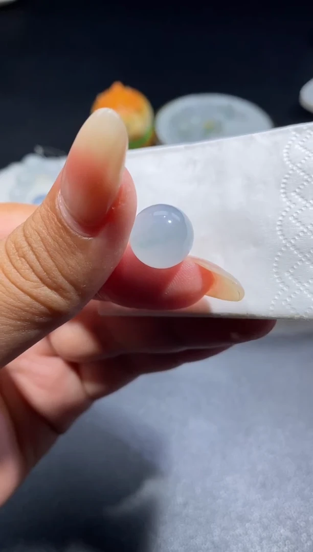 定制翡翠未镶嵌陈**事翡翠毛货-0678