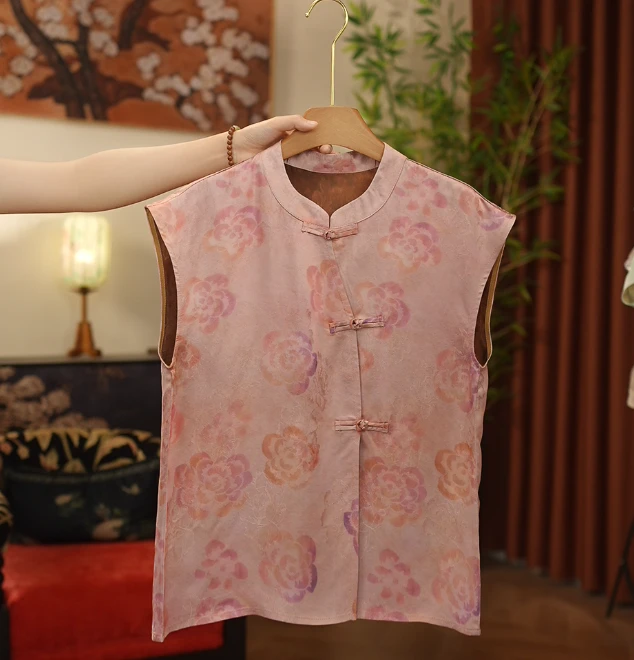 【露花浓】新中式休闲百搭女款气质露花浓衬衫