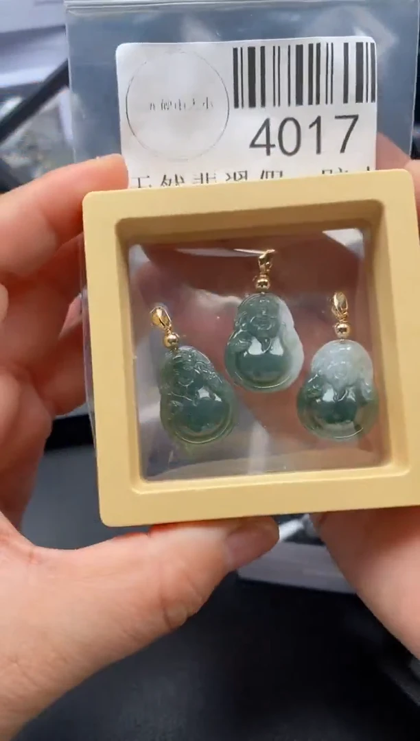 翡翠未镶嵌吊坠(不含链)4017