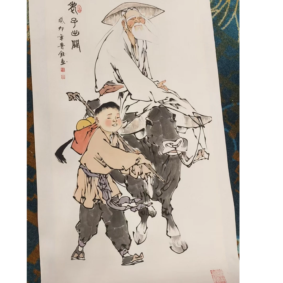 橱窗展示/传奇美术/原名王奉超笔名鲁钰/宣纸国画/带证书