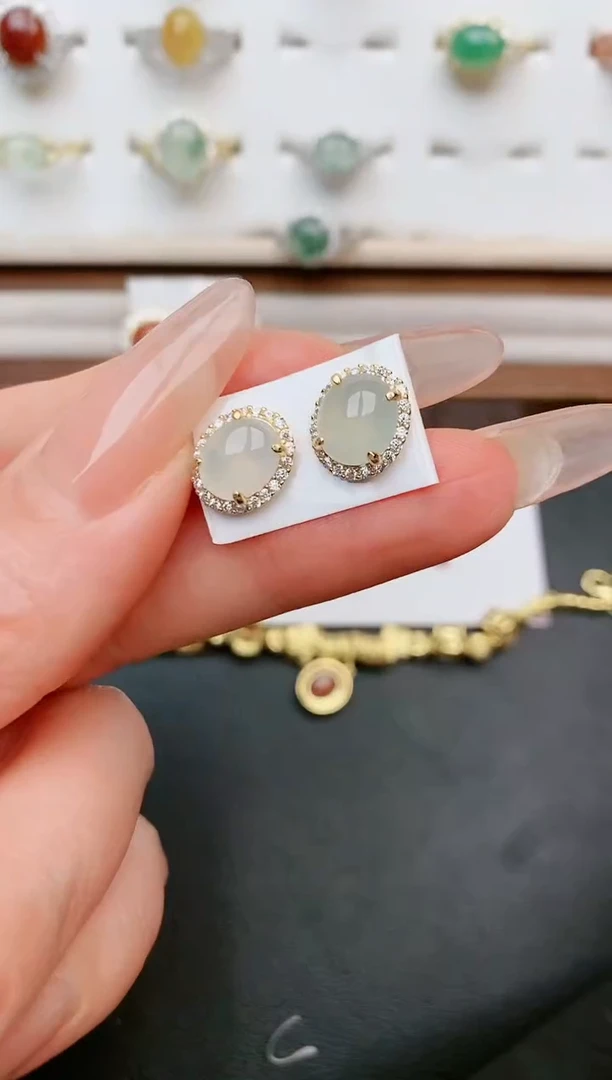 【闪购商品】翡翠戒指银S925镶嵌....