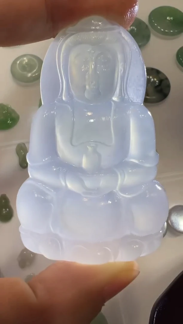 未镶嵌定制翡翠观音