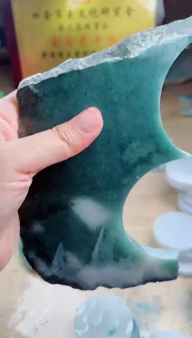 翡翠挂件未镶嵌 A货曹璀454