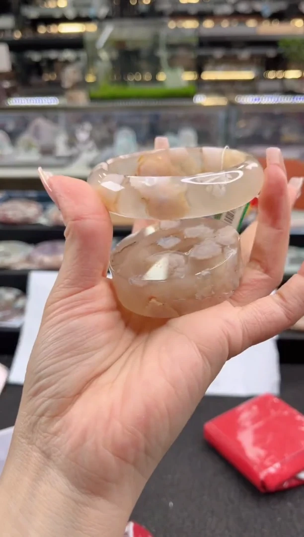 未镶嵌手镯石英质玉58圈口 （赠品镯心）3009018