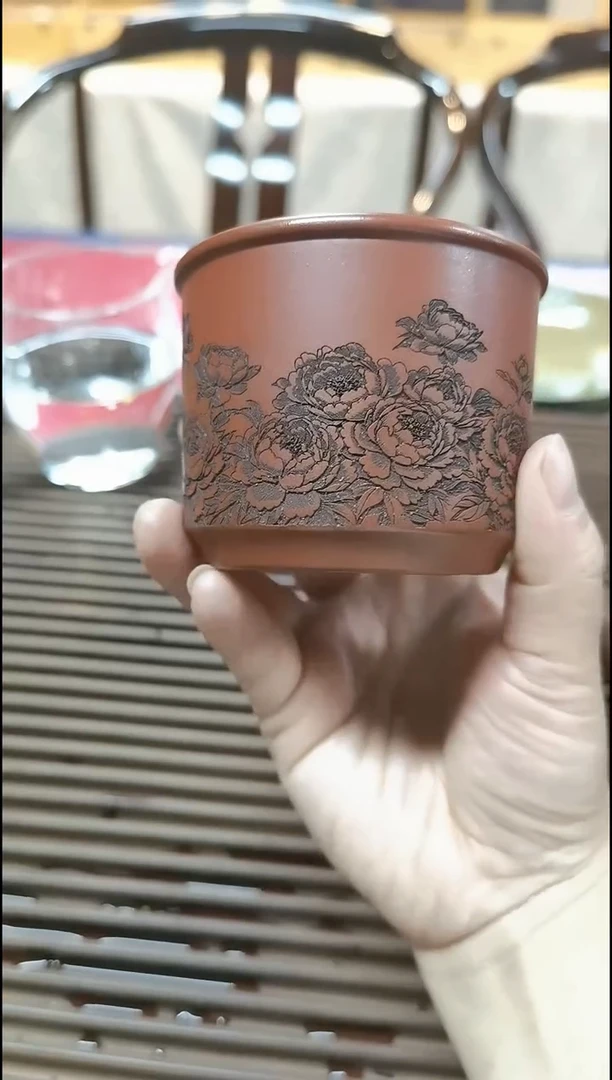 【闪购商品】紫泥紫砂国色天香