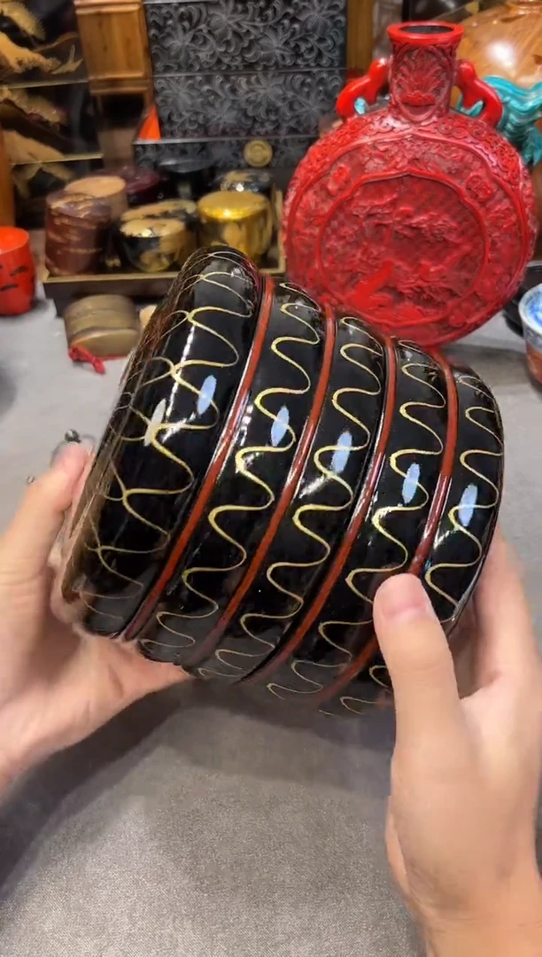 两段  大漆漆器大漆漆器