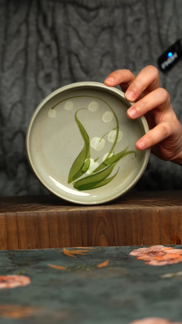 杯釉下彩手工手绘同款陶器