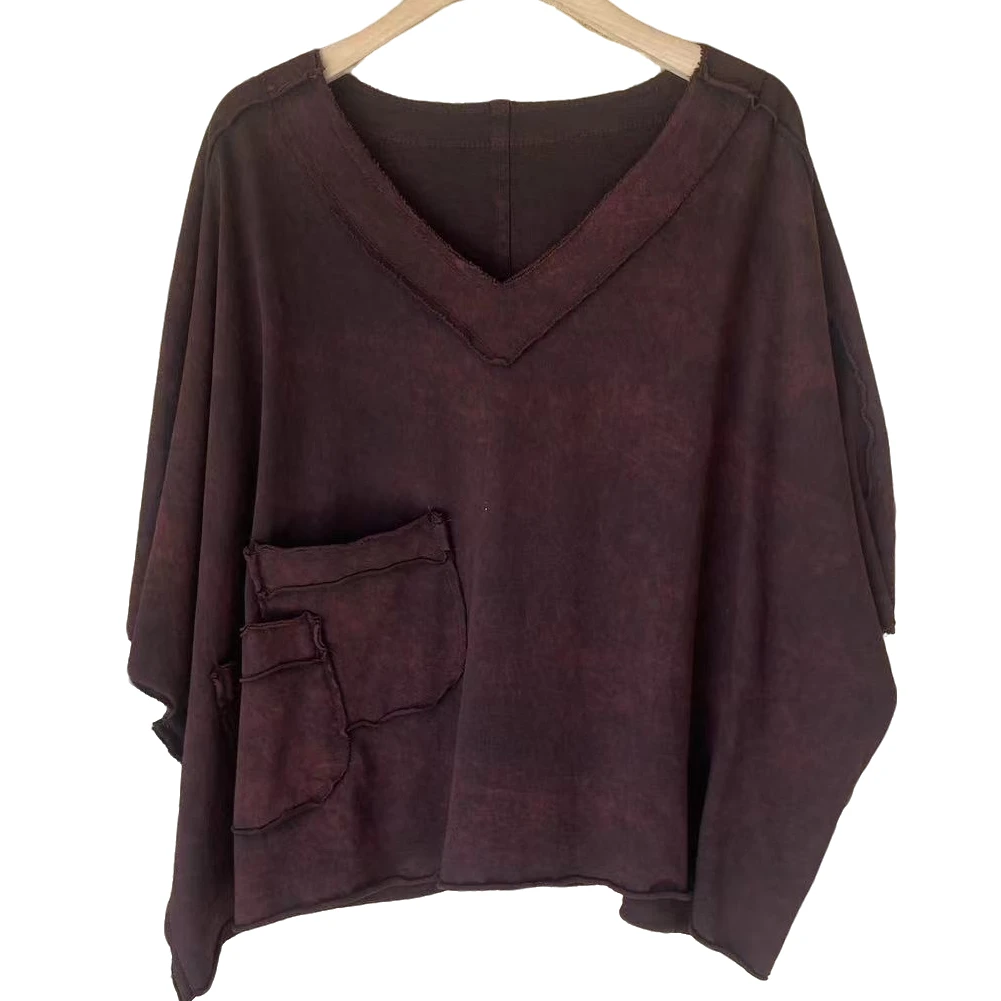 836新款夏季炒色纯色薄款宽松T恤（衣长55左右胸围140）