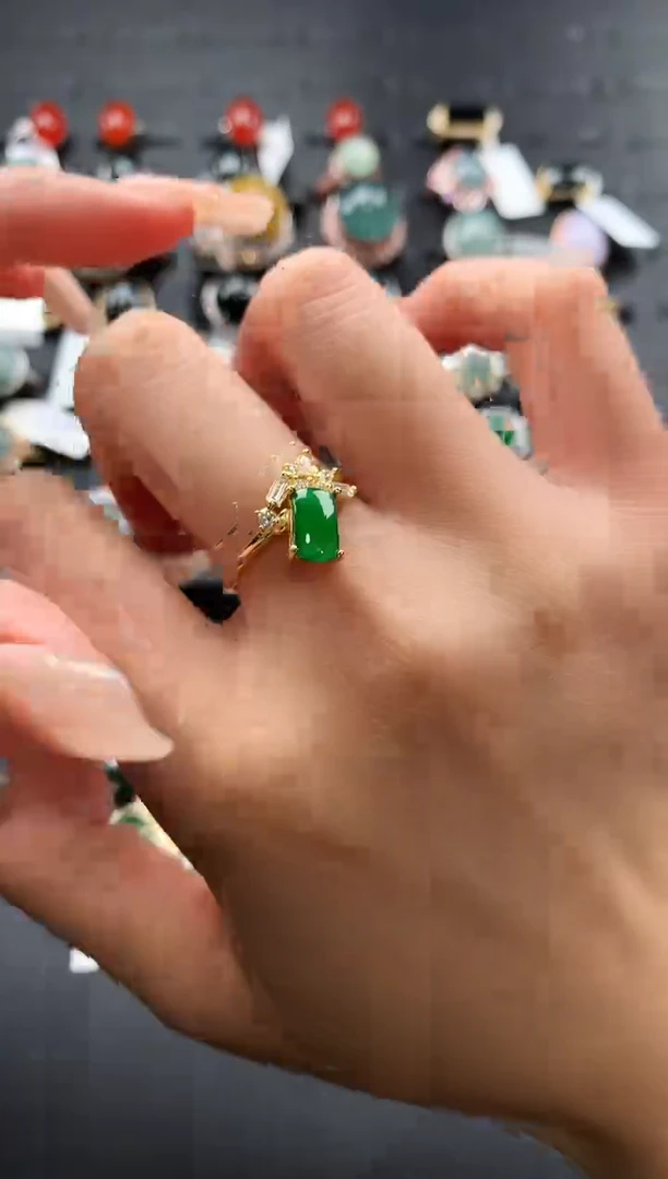 【闪购商品】翡翠戒指未镶嵌54786597869686