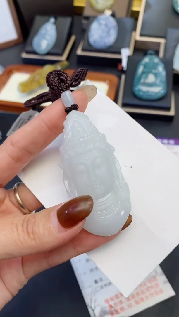 颈饰未镶嵌翡翠缅甸天然翡翠